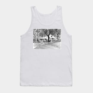 White House with Trees Tank Top